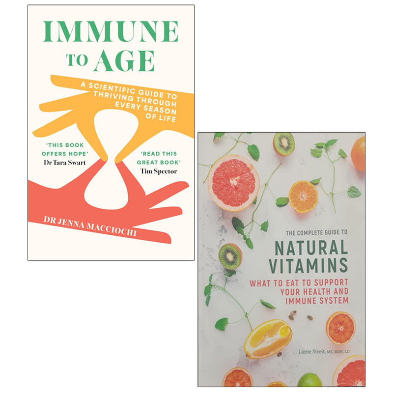 The Complete Guide To Natural Vitamins, Immune To Age 2 Books Collection Set - Non Fiction - Paperback
