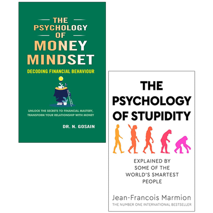 The Psychology of Money Mindset, The Psychology of Stupidity 2 Books Collection Set Paperback - The Book Bundle