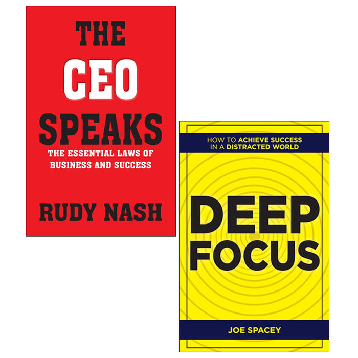 The CEO Speaks, Deep Focus 2 Books Collection Set - The Book Bundle