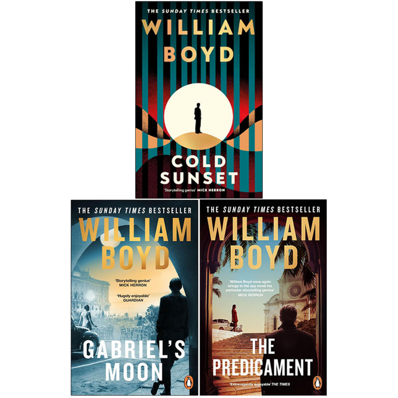 Gabriel Dax Trilogy Series 3 Books Collection Set by William Boyd - Fiction - Hardcover