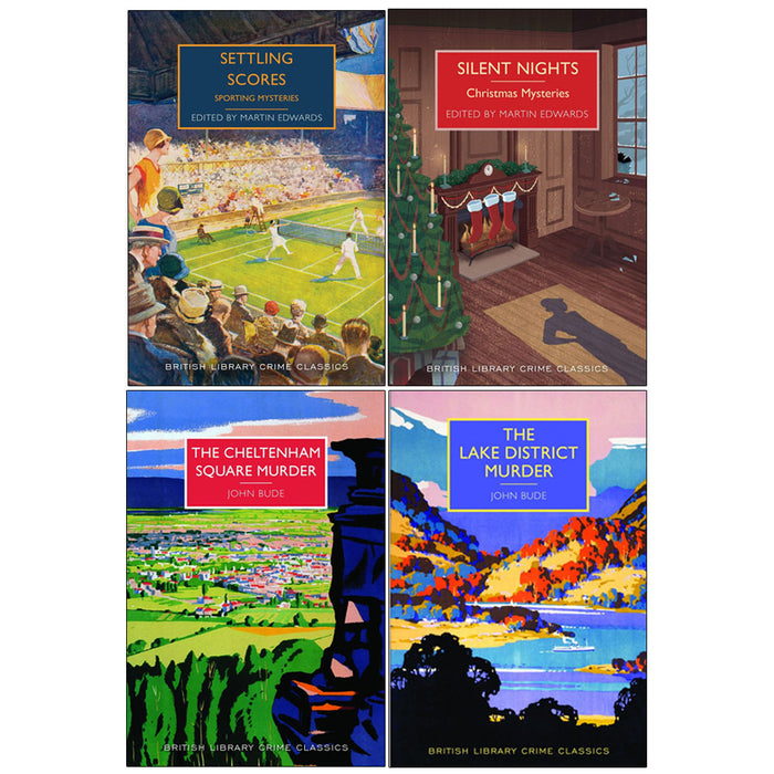 British Library Crime Classics 4 Books Collection Set by Various Authors - Fiction - Paperback