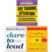 Day Trading Attention, Dare to Lead, The Complete TurtleTrader 3 Books Collection set - The Book Bundle