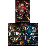 Kingdom of Crows Series 3-book collection by Olivia Wildenstein, paperback fiction set, featuring fantasy book covers.