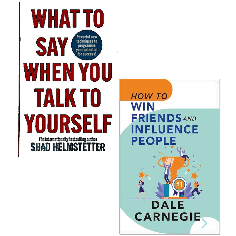 How To Win Friends Influence, What To Say When You Talk 2 Books Collection Set - Non Fiction - Paperback
