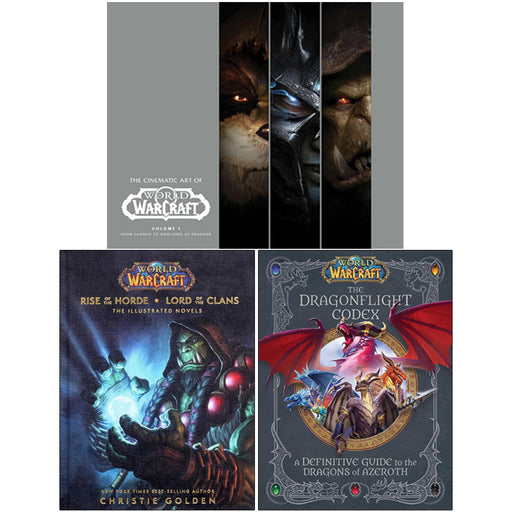 World of Warcraft 3 Books Collection Set - Cinematic Art Books - Non Fiction - Hardcover - The Book Bundle