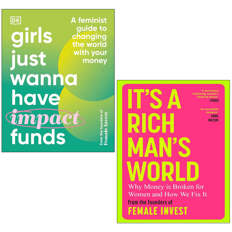 Girls Just Wanna Have Impact Funds, It's a Rich Man's World 2 Books Collection Set - Non Fiction - Hardcover