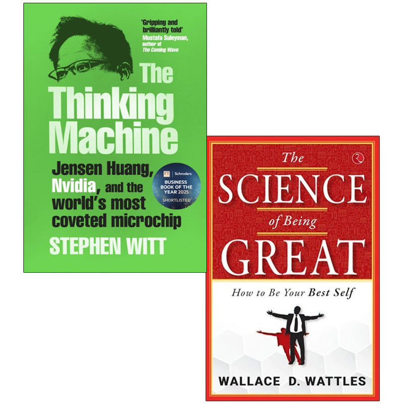 Thinking Machine & Science Of Being Great 2 Books Collection Set - Non Fiction - Paperback