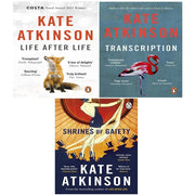 Kate Atkinson Collection 3 Books Set (Life After Life,Shrines of Gaiety & Transcription) - The Book Bundle