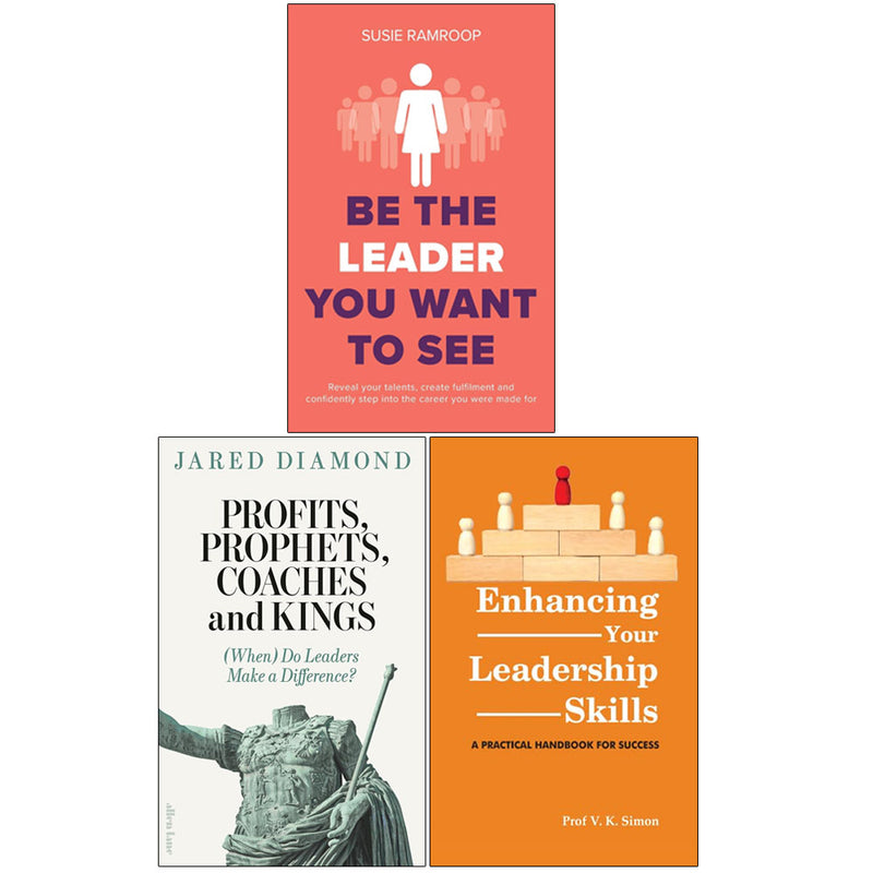 Profits Prophets Coaches & Kings, Be The Leader & Enhancing Leadership 3 Books Collection Set - Non Fiction - Mixed Format