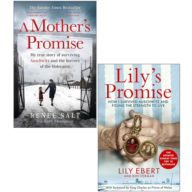 Lily's Promise by Lily Ebert ,A Mother's Promise by Renee Salt 2 Books Collection Set - The Book Bundle