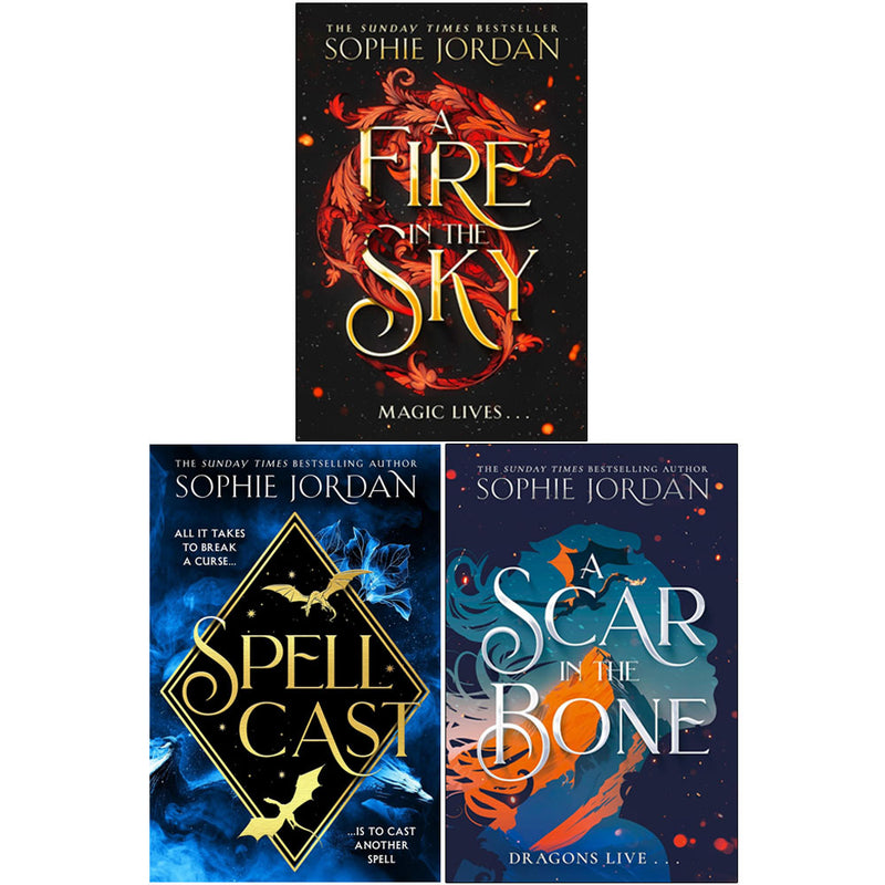 Fire In The Sky, Spellcast & A Scar In The Bone 3 Books Collection Set - Fiction - Paperback