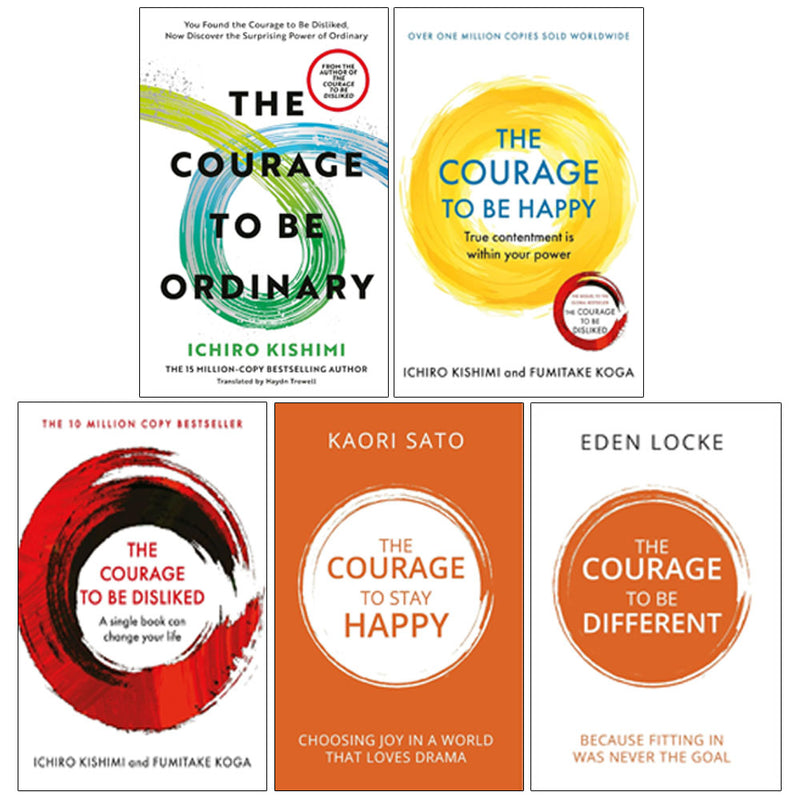 The Courage to Be 5 Books Collection Set by Ichiro Kishimi & Fumitake Koga - Non Fiction - Mixed Format