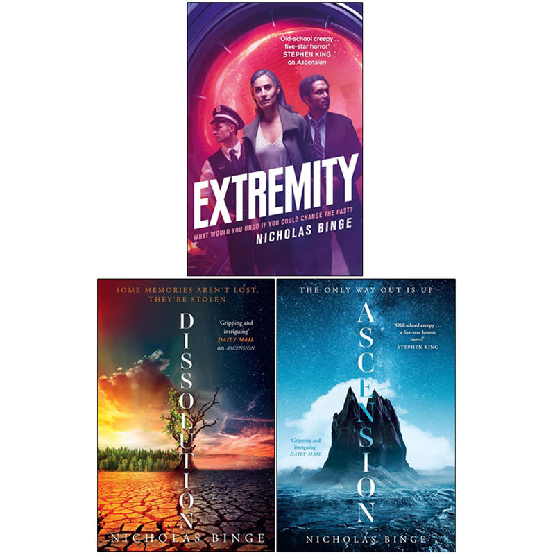 Nicholas Binge 3 Books Collection Set (Ascension,Extremity & Dissolution)