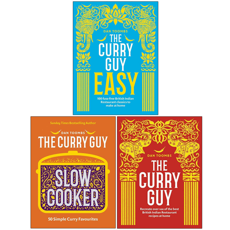 Dan Toombs 3 Books Collection Set (Curry Guy Slow Cooker,Curry Guy Easy & Curry Guy) - The Book Bundle