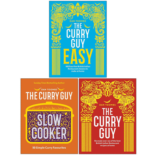 Dan Toombs 3 Books Collection Set (Curry Guy Slow Cooker,Curry Guy Easy & Curry Guy) - The Book Bundle