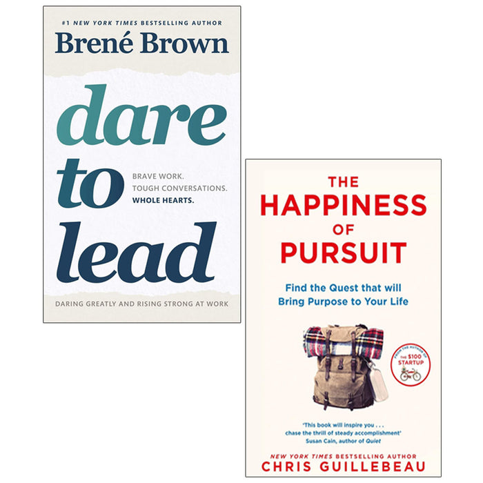 Dare to Lead, The Happiness of Pursuit 2 Books Collection Set - The Book Bundle