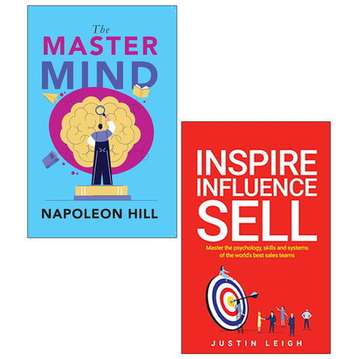 The Master Mind By Napoleon Hill,Inspire, Influence, Sell 2 Books Collection Set - The Book Bundle