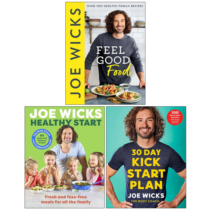 Joe Wicks Healthy Start 3 Books Set by Joe Wicks Non Fiction Mixed Format