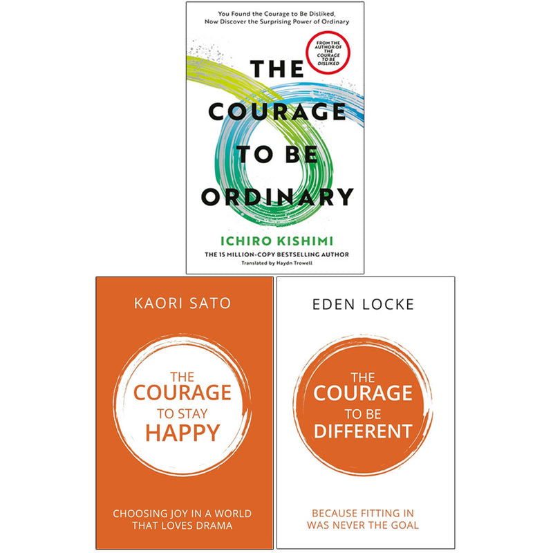 The Courage To Be Different, The Courage To Stay Happy 2 Books Collection Set - Non Fiction - Mixed Format