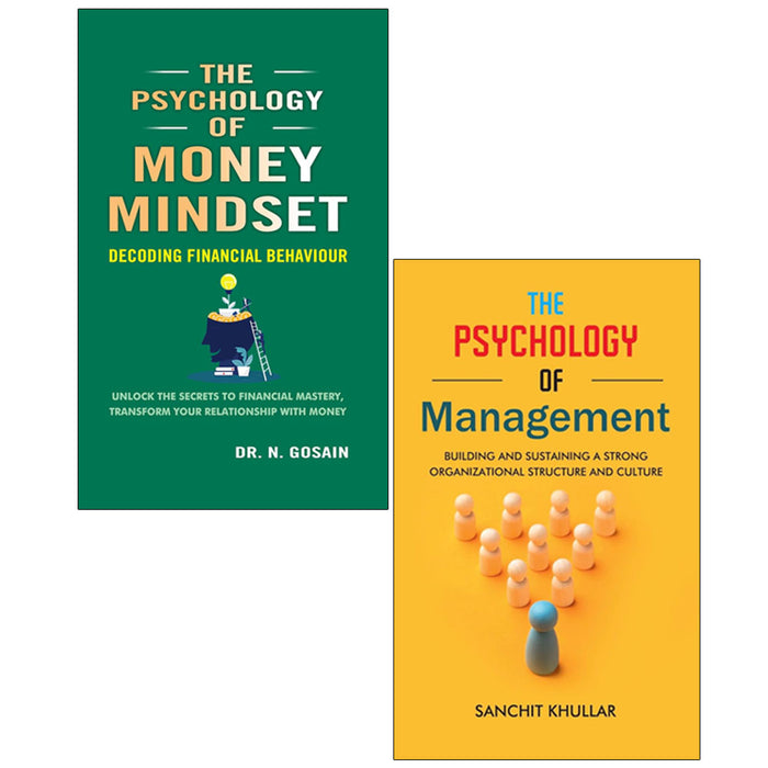 The Psychology of Management, Psychology of Money Mindset 2 Books Collection Set - The Book Bundle