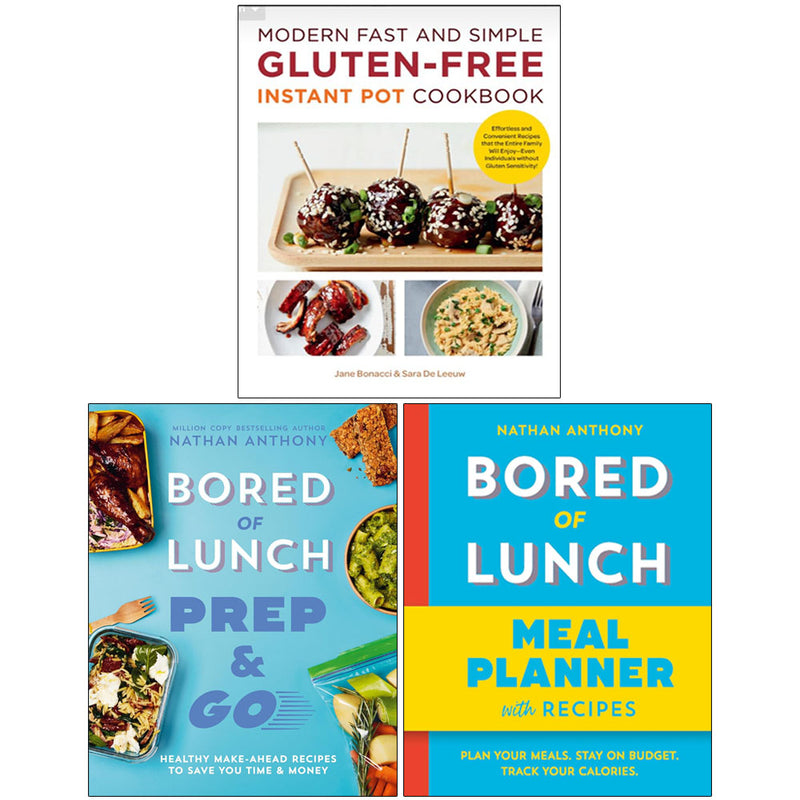Bored of Lunch Prep and Go & Meal Planner 3 Books Collection Set - Non Fiction - Mixed Format