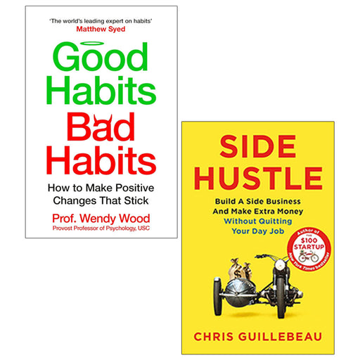 Good Habits, Bad Habits, Side Hustle 2 Books Collection Set Paperback - The Book Bundle