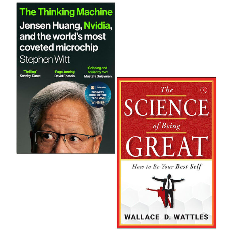 Thinking Machine & Science Of Being Great 2 Books Collection Set - Non Fiction - Paperback