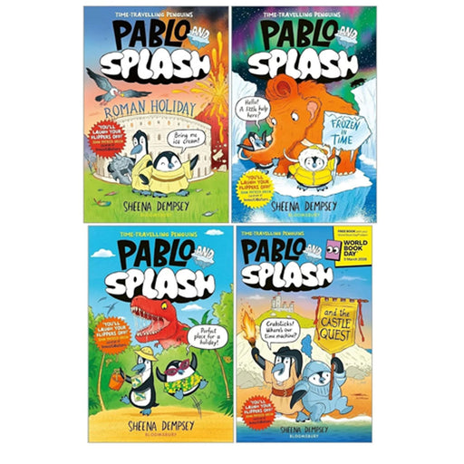 Pablo and Splash Graphic Novel Series by Sheena Dempsey 4 Books Collection Set - The Book Bundle