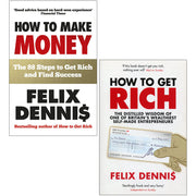 Felix Dennis 2 Books Collection Set (How to Get Rich, How to Make Money) - The Book Bundle