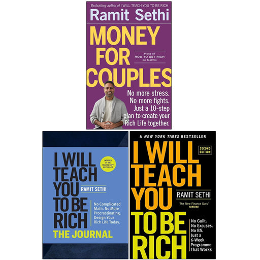 Ramit Sethi 3 Books Collection Set(Money for Couples, I Will Teach You to Be Rich & I Will Teach You To Be Rich (2nd Edition)) - The Book Bundle