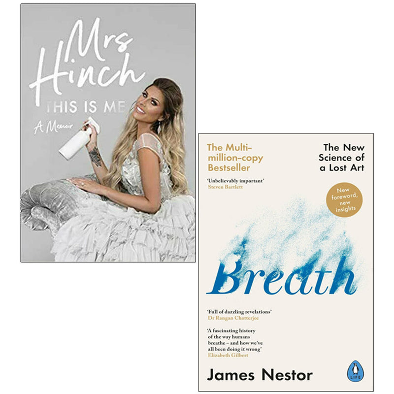 Breath: The New Science of a Lost Art, This Is Me 2 Books Collection Set - Non Fiction - Hardcover