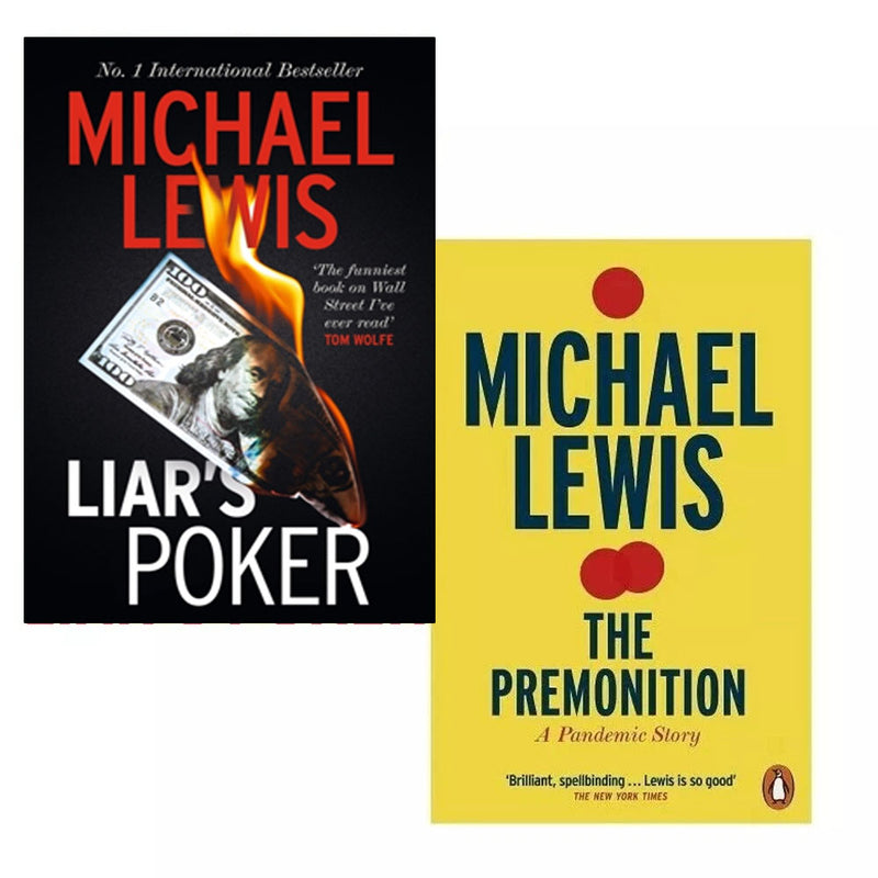 Liar's Poker & Premonition: A Pandemic Story 2 Books Collection Set by Michael Lewis - Non Fiction - Paperback