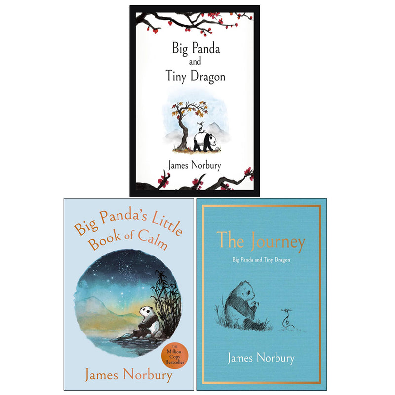 Big Panda And Tiny Dragon 3 Books Collection Set By James Norbury - Fiction - Hardcover