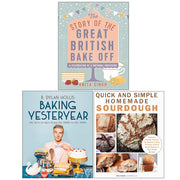 Baking Yesteryear,Story of Great British Bake Off,Quick and Simple 3 Books  Collection Set - The Book Bundle