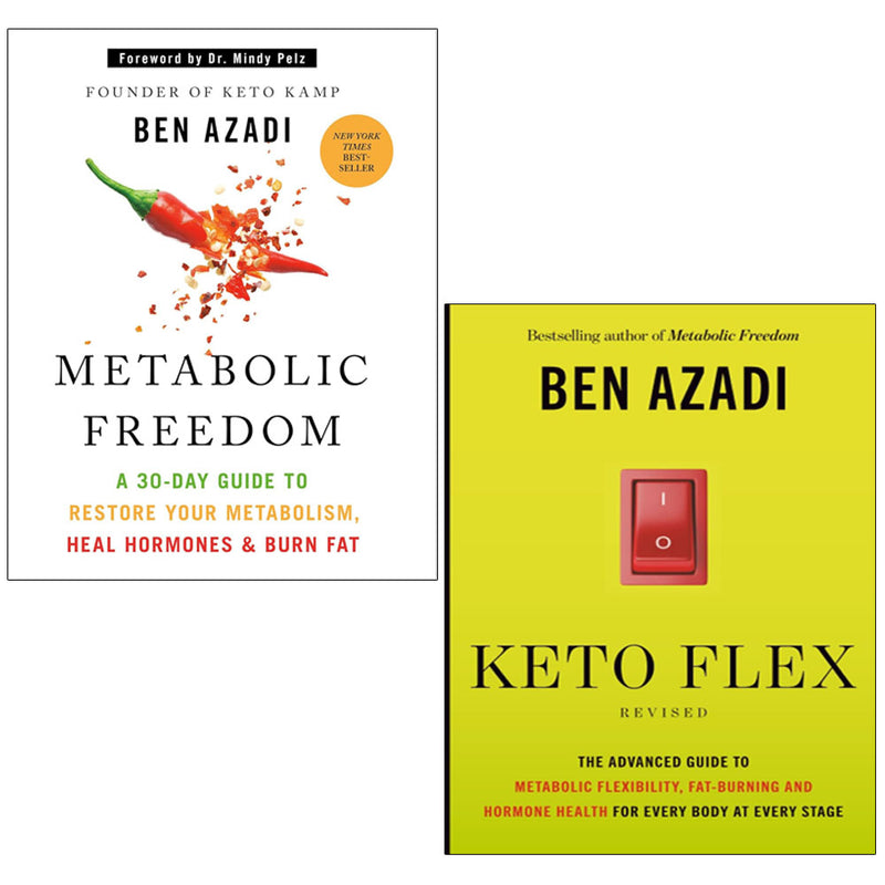 Metabolic Freedom & Keto Flex Revised 2 Books Collection Set by Ben Azadi - Non Fiction - Mixed Format