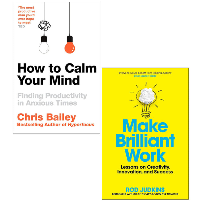 How to Calm Your Mind, Make Brilliant Work 2 Books Collection Set Paperback - The Book Bundle