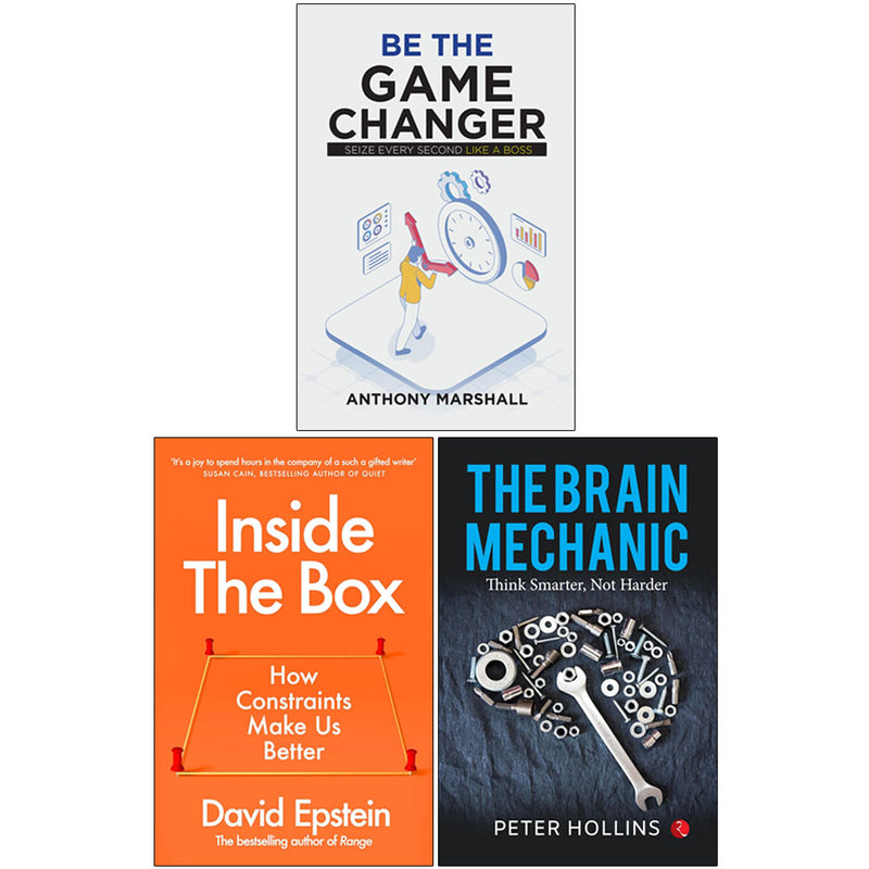 Be The Game Changer, Inside The Box & More 3 Books Collection Set - Non Fiction - Mixed Format