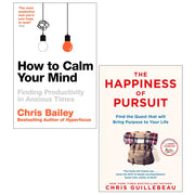 How to Calm Your Mind, The Happiness of Pursuit 2 Books Collection Set - The Book Bundle