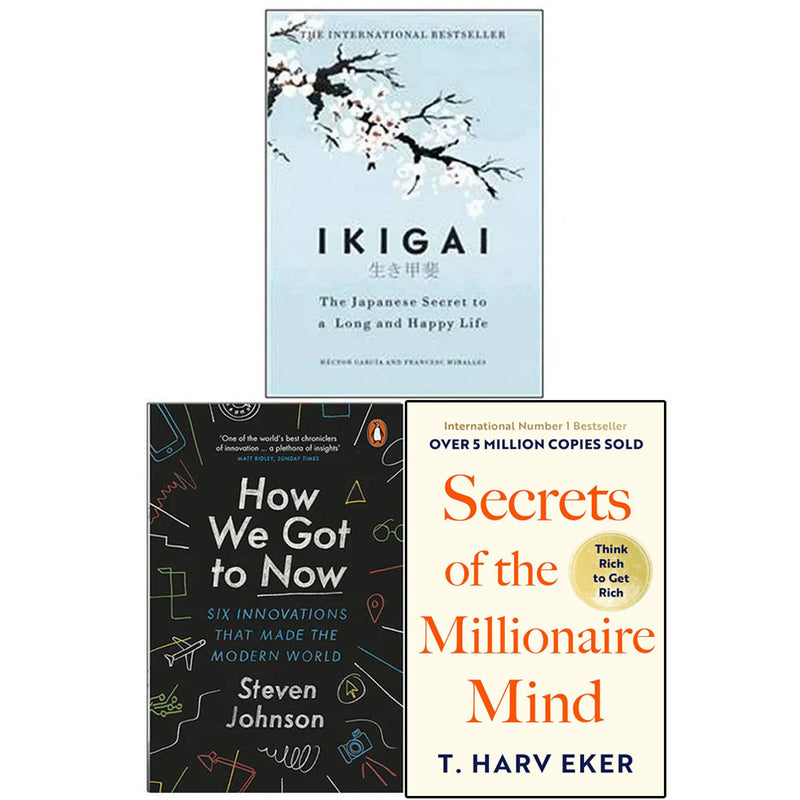 Ikigai: The Japanese Secret to a Long and Happy Life 3-Book Set by Héctor García - Non Fiction - Mixed Format