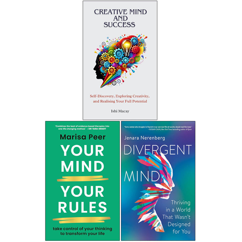 Your Mind, Your Rules, Creative Mind And Success, Divergent Mind 3 Books Collection Set - Non Fiction - Mixed Format