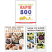 Quick and Simple Homemade Sourdough ,How to Lose Weight Forever,Quick and Simple RAPID 800 Cookbook 3 Books Collection Set - The Book Bundle