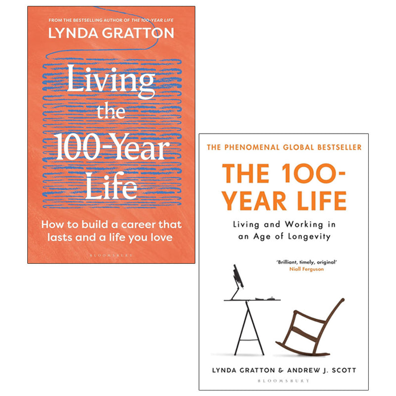 The 100-Year Life & Living The 100-Year Life 2 Books Collection Set - Non Fiction - Paperback