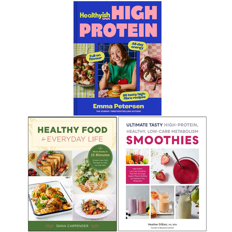 Healthyish High Protein & Low-Carb Smoothies & Healthy Food 3 Books Collection Set - Non Fiction - Mixed Format