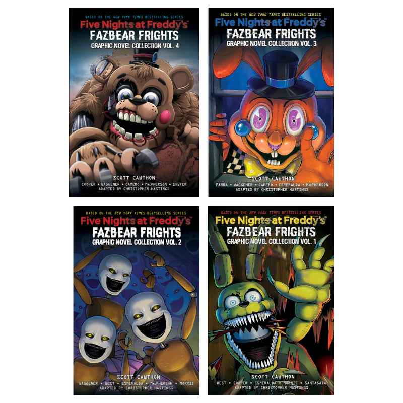 Five Nights at Freddy's Fazbear Frights Graphic Novel Collection 4 Books Set 1 to 4 By  Scott Cawthon - The Book Bundle