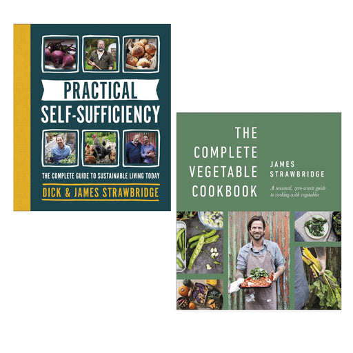 Practical Self-sufficiency & The Complete Vegetable Cookbook 2 Books Set (HB) - The Book Bundle