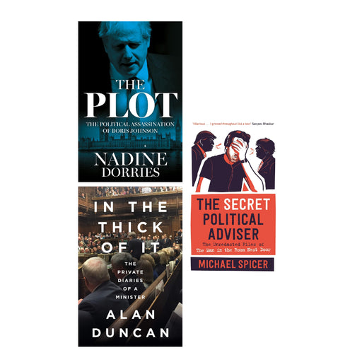 The Plot [HB], The Secret Political Adviser, In the Thick of It [HB] 3 Books Set - The Book Bundle