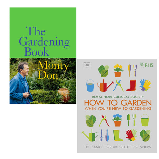 The Gardening Book: Monty Don & RHS How To Garden When You're New To Gardening 2 Books Set  (HB) - The Book Bundle