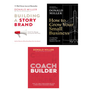 Donald Miller 3 Books Collection Set (Building a StoryBrand, How to Grow Your Small Business) - The Book Bundle