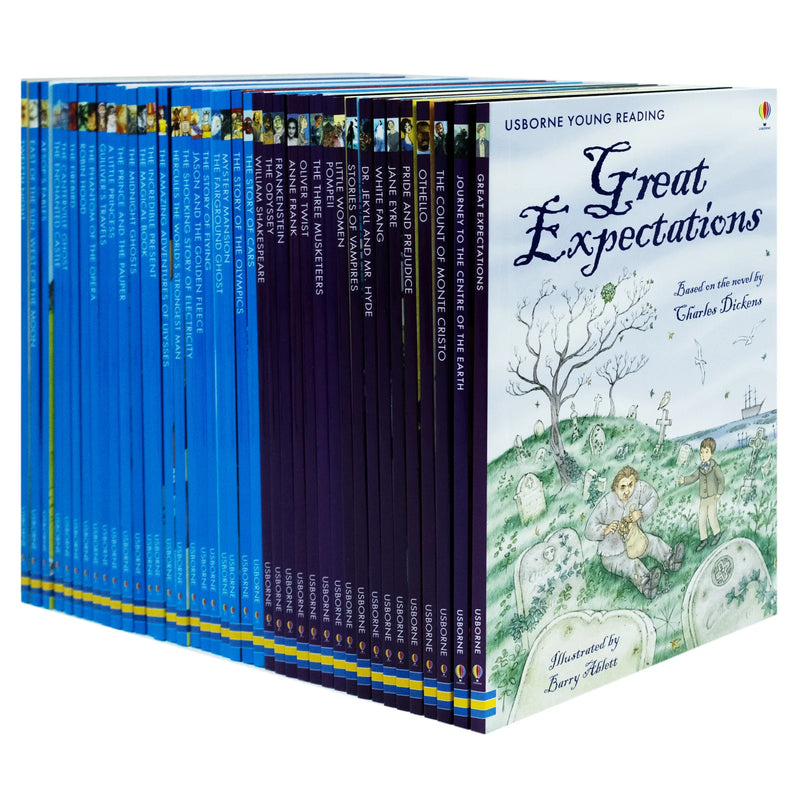 Usborne Reading Collection for Confident Readers 40 Books Collection Box Set by Usborne - Fiction - Box Set