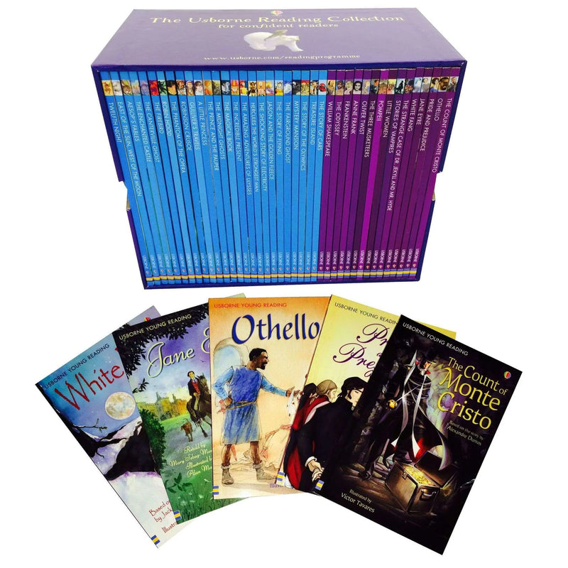 Usborne Reading Collection for Confident Readers 40 Books Collection Box Set by Usborne - Fiction - Box Set